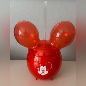 Disneyland Red Mickey Mouse Balloon Sipper